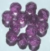 12 20mm Acrylic Faceted Violet